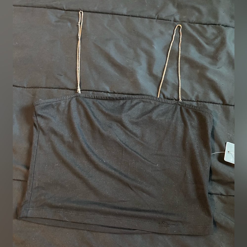 Black Diamond Strapped Tank Top Medium